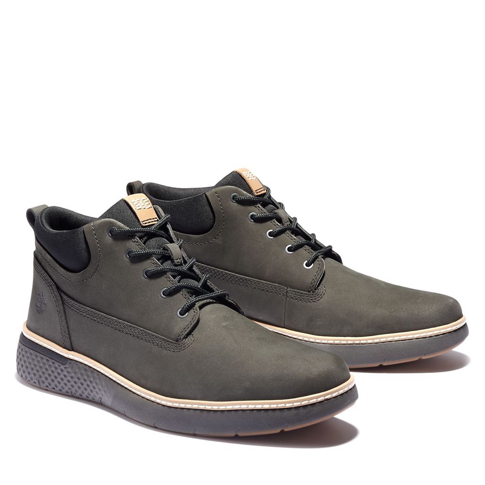 Timberland Chukka Μποτακια Ανδρικα Βαθυ Πρασινο - Cross Mark Better Δερματινα - Greece 3582914-MP